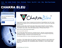 Tablet Screenshot of chakrableu.com